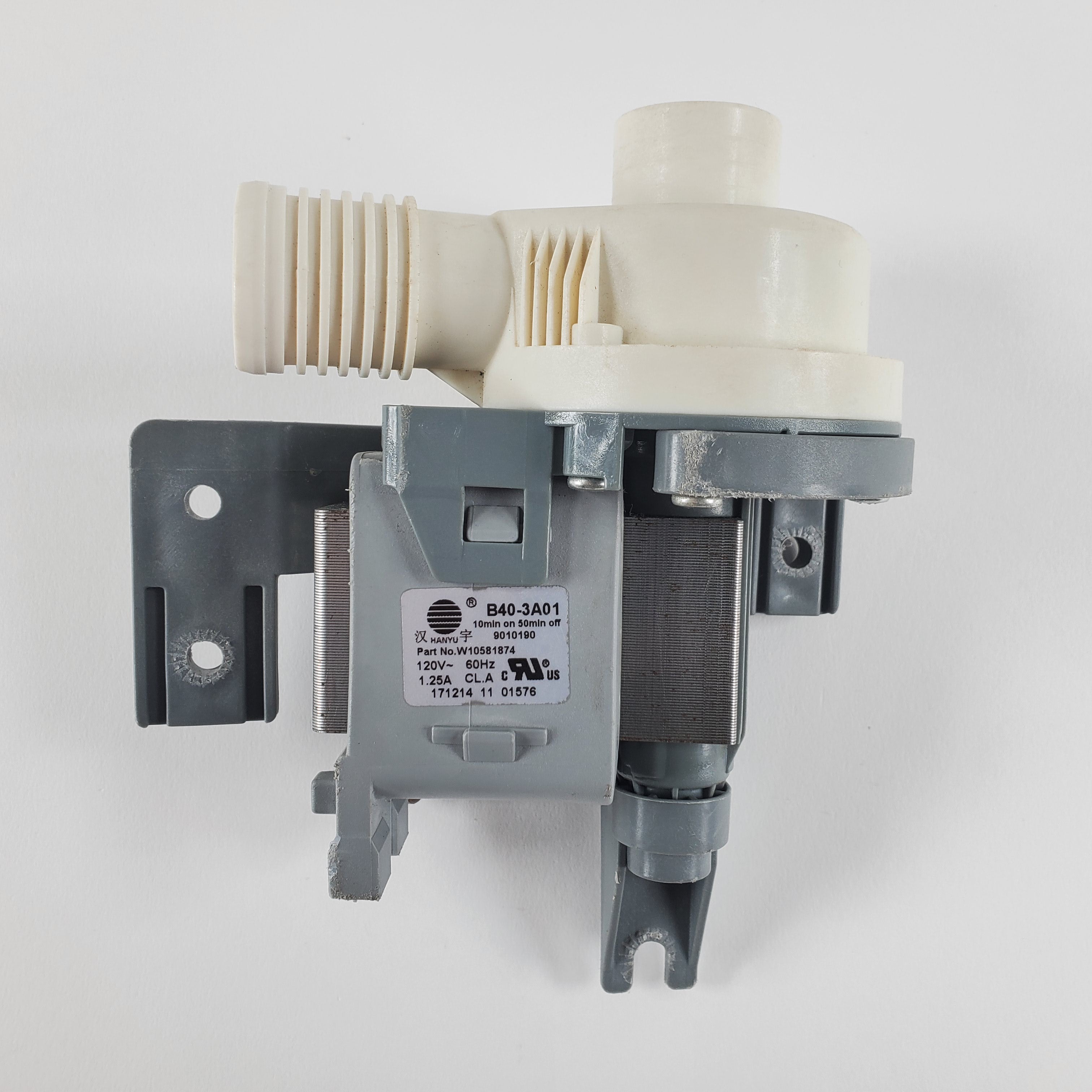 WPW10581874 Drain pump Whirlpool Washer Drain Pumps Appliance replacem