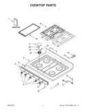 Whirlpool Range Burner Caps WPW10183369 (OEM) Range Whirlpool