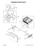 Whirlpool Refrigerator & Freezer Handles W11483535 (OEM) Refrigerator & Freezer Whirlpool