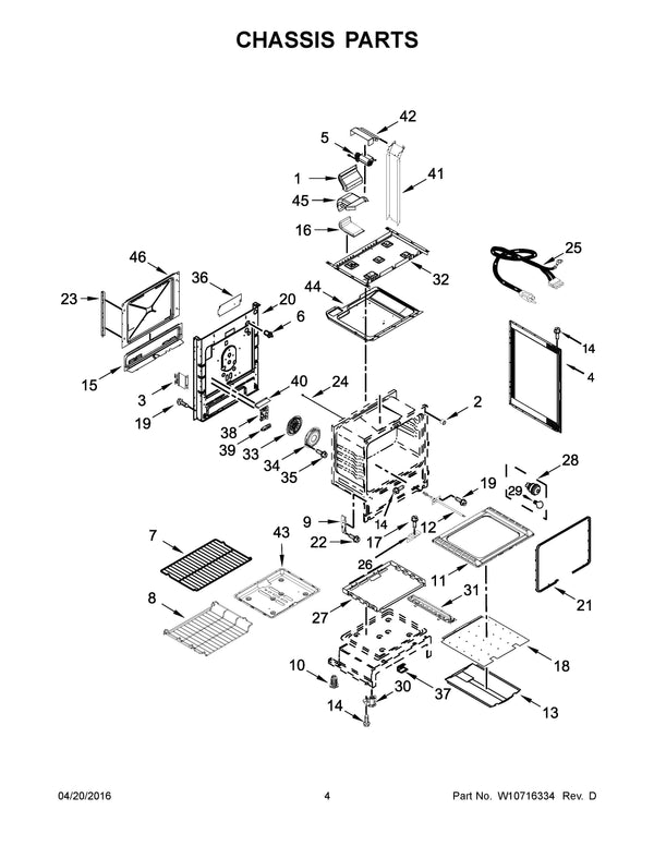 Whirlpool Range Misc. Parts WPW10475149 (OEM) Range Whirlpool