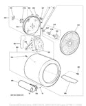 LG Dryer Bearings WE1M300 (OEM) Dryer LG