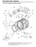 LG Washer Misc. Hoses MEJ62305104 (OEM) Washer LG