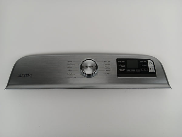 Maytag Dryer Backsplashes / Consoles / Control Panels W11413566 (OEM) Dryer Maytag