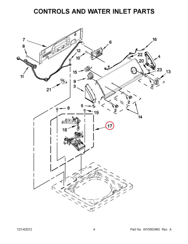 Whirlpool Washer Water Inlet Valves WPW10683603 (OEM) Washer Whirlpool
