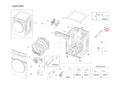 Samsung Dryer Wiring Harnesses DC93-00822B (OEM) Dryer Samsung