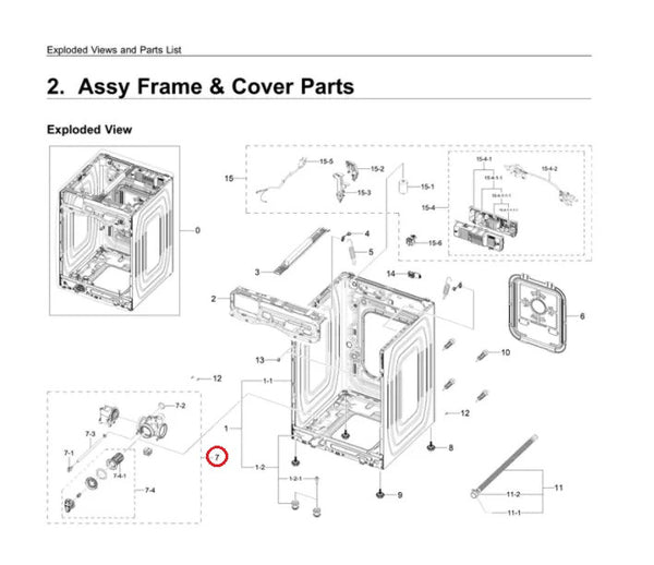 Samsung Washer Drain Pumps DC97-20621A (OEM) Washer Samsung