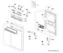 GE Dishwasher Dispensers WD12X24637 (OEM) Dishwasher GE