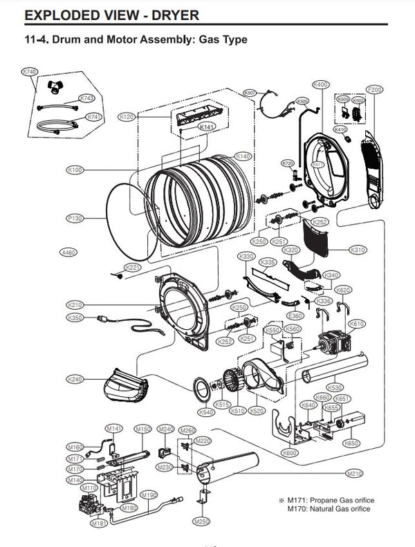 GE Washer Drain Hoses MEJ62404702 (OEM) Washer GE