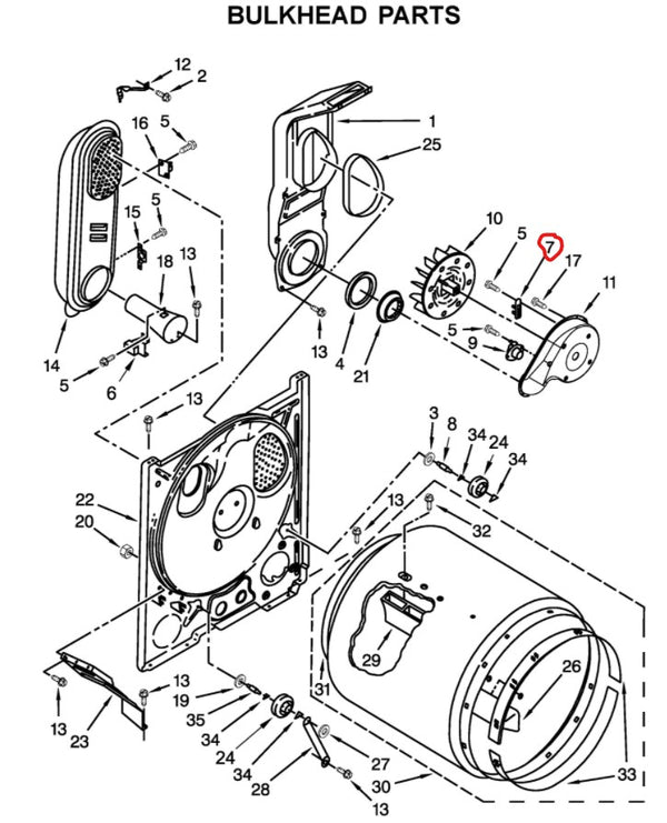 Whirlpool Dryer Thermal Fuses WP3392519 (OEM) Dryer Whirlpool