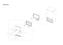 Samsung Refrigerator & Freezer Rails DA61-04841A (OEM) Refrigerator & Freezer Samsung
