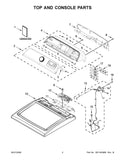 Whirlpool Dryer Cabinet Tops WPW10260246 (OEM) Dryer Whirlpool