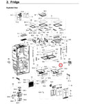 Samsung Refrigerator & Freezer Drawers / Crisper Drawers DA97-13841C (OEM) Refrigerator & Freezer Samsung