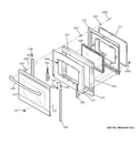 GE Range Glass WB56X43422 (OEM) Range GE
