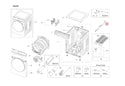 Samsung Dryer Wiring Harnesses DC93-00820A (OEM) Dryer Samsung