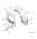 GE Dryer Front Panels WE20M467 (OEM) Dryer GE
