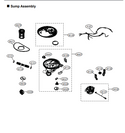 LG Dishwasher Pumps ABQ75742501 (OEM) Dishwasher LG