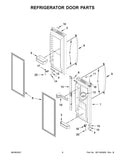 Whirlpool Refrigerator & Freezer Door Stops WPW10191119 (OEM) Refrigerator & Freezer Whirlpool