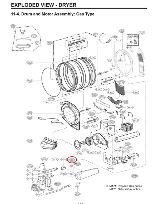 LG Dryer Thermostats 383EEL9001D (OEM) Dryer LG