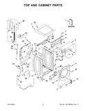 Whirlpool Dryer Brackets W11310030 (OEM) Dryer Whirlpool