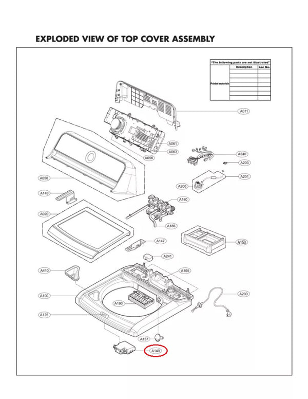 LG Washer Door Locks EBF61674802 (OEM) Washer LG