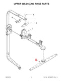 Whirlpool Dishwasher Spray Arms WPW10448645 (OEM) Dishwasher Whirlpool