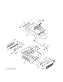 GE Refrigerator & Freezer Rails WR72X20645 (OEM) Refrigerator & Freezer GE