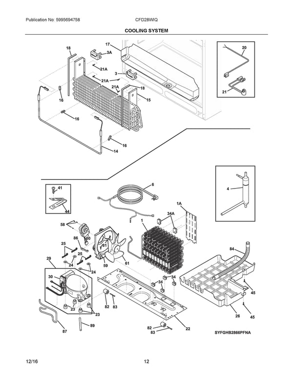 Electrolux Refrigerator & Freezer Misc. Parts 242094804 (OEM) Refrigerator & Freezer Electrolux