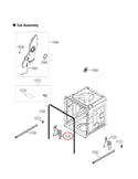 LG Dishwasher Latches / Locks / Strikes MJH63533304 (OEM) Dishwasher LG