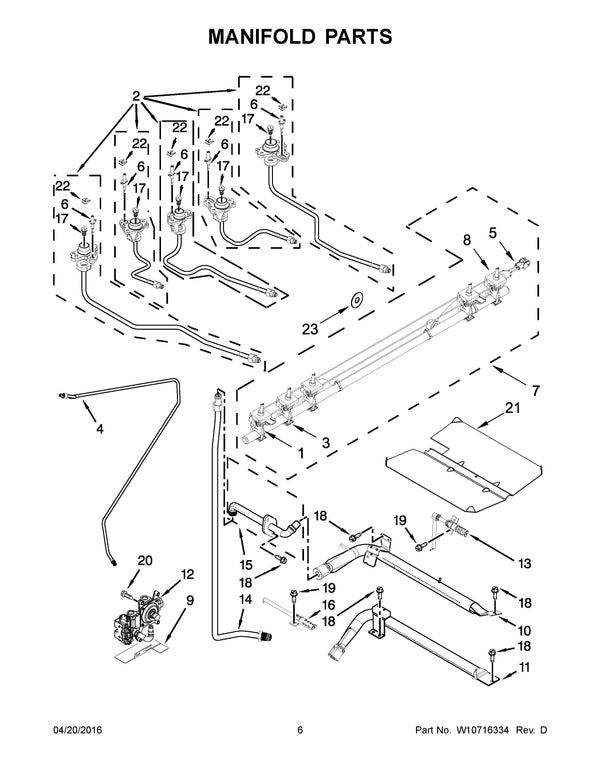 Whirlpool Range Ignitors WPW10333842 (OEM) Range Whirlpool