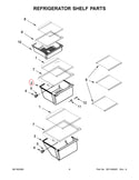 Whirlpool Refrigerator & Freezer Drawers / Crisper Drawers W11162443 (OEM) Refrigerator & Freezer Whirlpool
