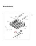 LG Dishwasher Water Tubes AEC74357401 (OEM) Dishwasher LG