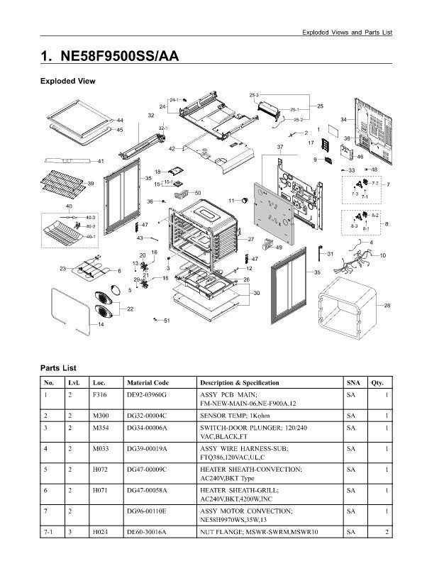 Samsung Range Sensors DG32-00004C (OEM) Range Samsung