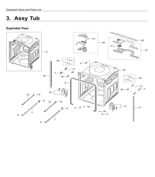 Samsung Dishwasher Misc. Parts DD82-01344A (OEM) Dishwasher Samsung