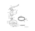 GE Dishwasher Pumps WD19X25187 (OEM) Dishwasher GE