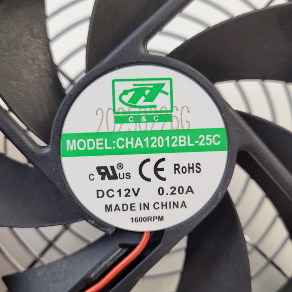 -- N/A Refrigerator & Freezer Fan Blades CHA12012BL-25C
