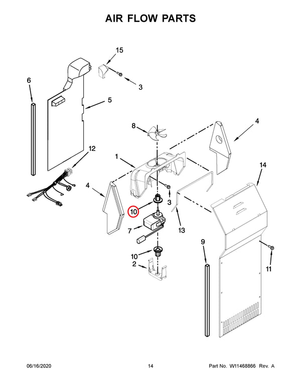 Whirlpool Refrigerator & Freezer Misc. Parts WP2176759 (OEM) Refrigerator & Freezer Whirlpool