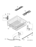 GE Dishwasher Spray Arms WD22X33498 (OEM) Dishwasher GE