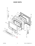 Whirlpool Range Door Handles W11449263 (OEM) Range Whirlpool