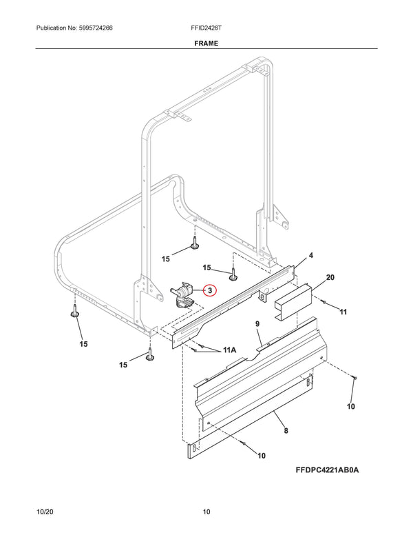 Frigidaire Dishwasher Water Inlet Valves 5304525044 (OEM) Dishwasher Frigidaire