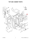 Whirlpool Washer Backsplashes / Consoles / Control Panels W11458148 (OEM) Washer Whirlpool