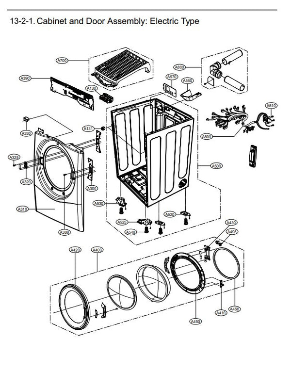 LG Dryer Control Boards EBR31002603 (OEM) Dryer LG