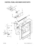 Whirlpool Dishwasher Wheel Assemblies / Transport Assemblies W11627526 (OEM) Dishwasher Whirlpool