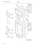 Frigidaire Refrigerator & Freezer Door Bins 240495804 (OEM) Refrigerator & Freezer Frigidaire