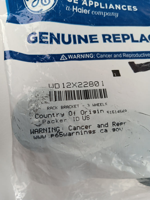 GE Dishwasher Brackets / Mounting Hardware WD12X22801 (OEM) Dishwasher GE
