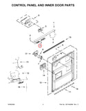 Whirlpool Dishwasher Control Boards W11414079 (OEM) Dishwasher Whirlpool