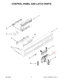 Whirlpool Dishwasher Wheel Assemblies / Transport Assemblies W11545296 (OEM) Dishwasher Whirlpool