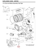 LG Dryer Funnels 3016EL1001A (OEM) Dryer LG