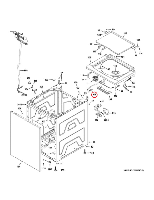 GE Washer Wiring Harnesses WH19X27244 (OEM) Washer GE