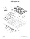 Whirlpool Range Burner Assemblies / Burner Heads W11435660 (OEM) Range Whirlpool