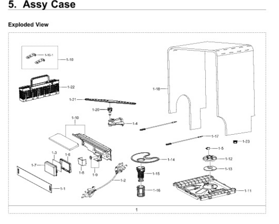 Samsung Dishwasher Exterior Covers / Sound Insulation / Sound Shields DD81-02160A (OEM) Dishwasher Samsung